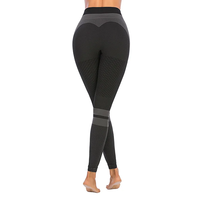 
Womens High Waist Mesh Reflective Gym Fitness Yoga Pants with Zipper Pocket Fitness pants wholesale 