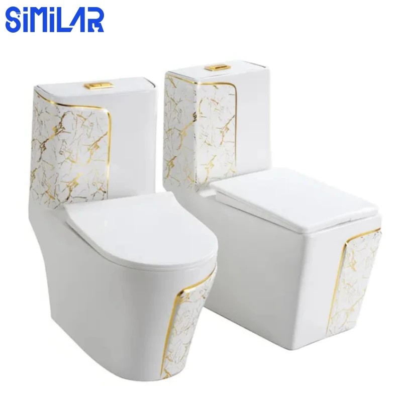 SIMILAR Maillard Marble Factory Bathroom Round Toilets for Bathroom