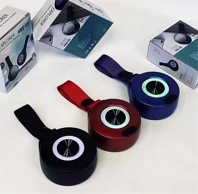 Waterproof Lanyard Design Mini Speaker Audio Player Wireless Creative Loud Sound Travel  Bluetooths Sport Speaker