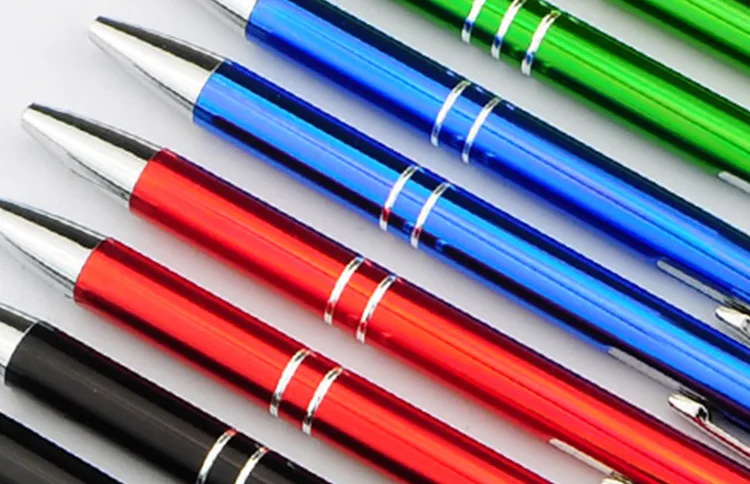 Advertising Student Ball Pen Custom Laser Logo Ball Point Pen Promotional Gifts Ballpoint Pens