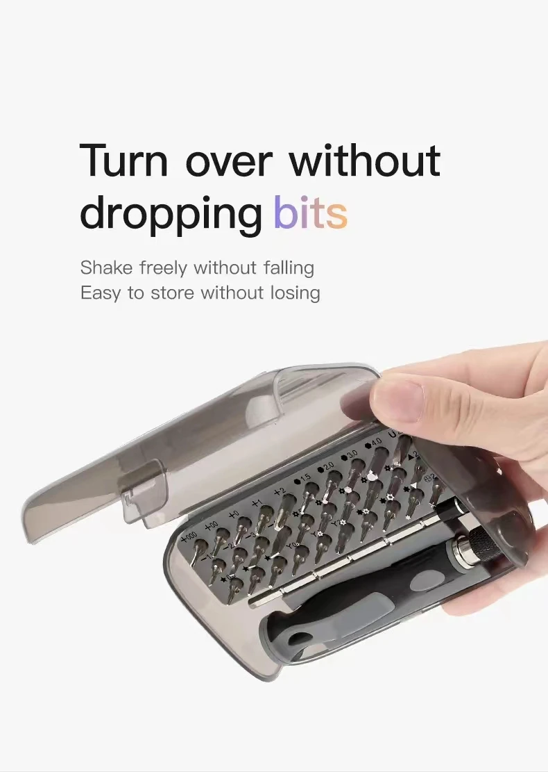 popular New Product 31 In 1 Repair Kit Tools Precision Screw Driver bit Set