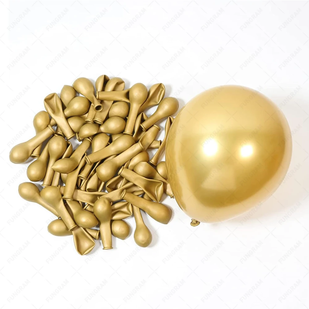 Wholesale Latex Balloon Mini 5 inch Chrome Globos Happy Birthday Party Metallic Helium Latex Globo Ballons Chrome Latex Balloons