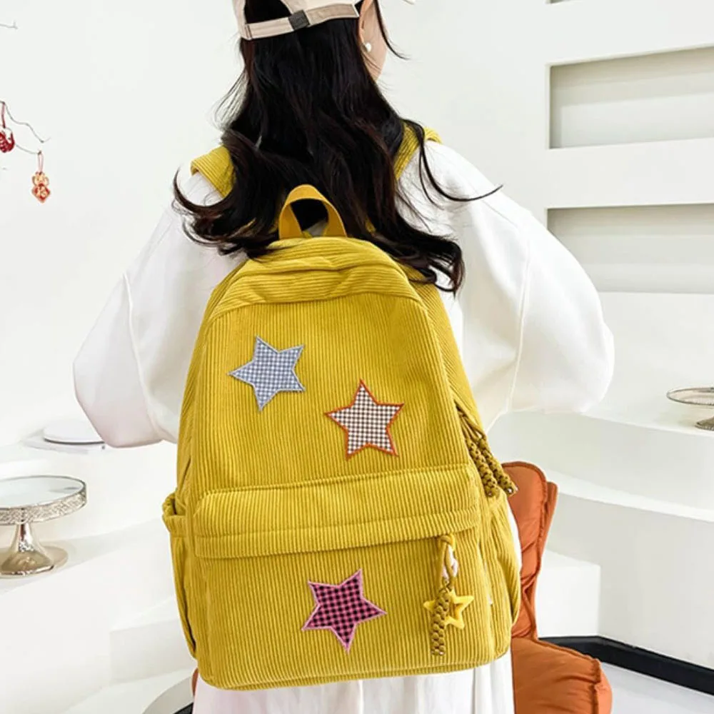 Star Backpack Cute Large Capacity Aesthetic Rucksack Cute Accessories Bag Woman Light Hearted Wholesale Custom Kawaii Backpacks