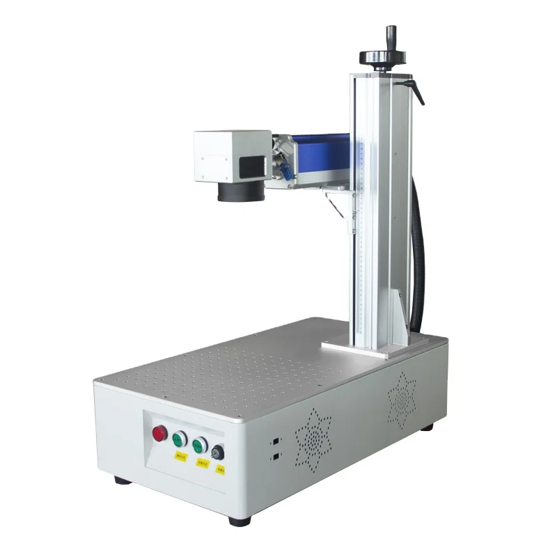 20w/30W /50w/100w Fiber laser marking machine Raycus source Laser Marking Machine portable  for sale