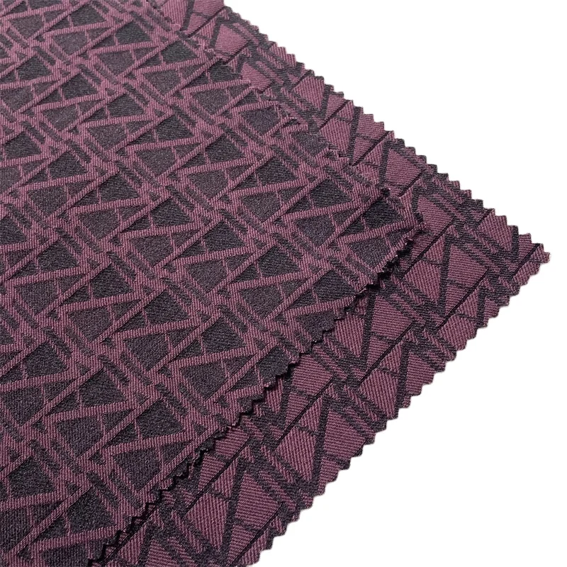 Sunplustex manufacture solid stretch woven fabric viscose nylon spandex jacquard cafta bengaline for pants suit blazer uniform