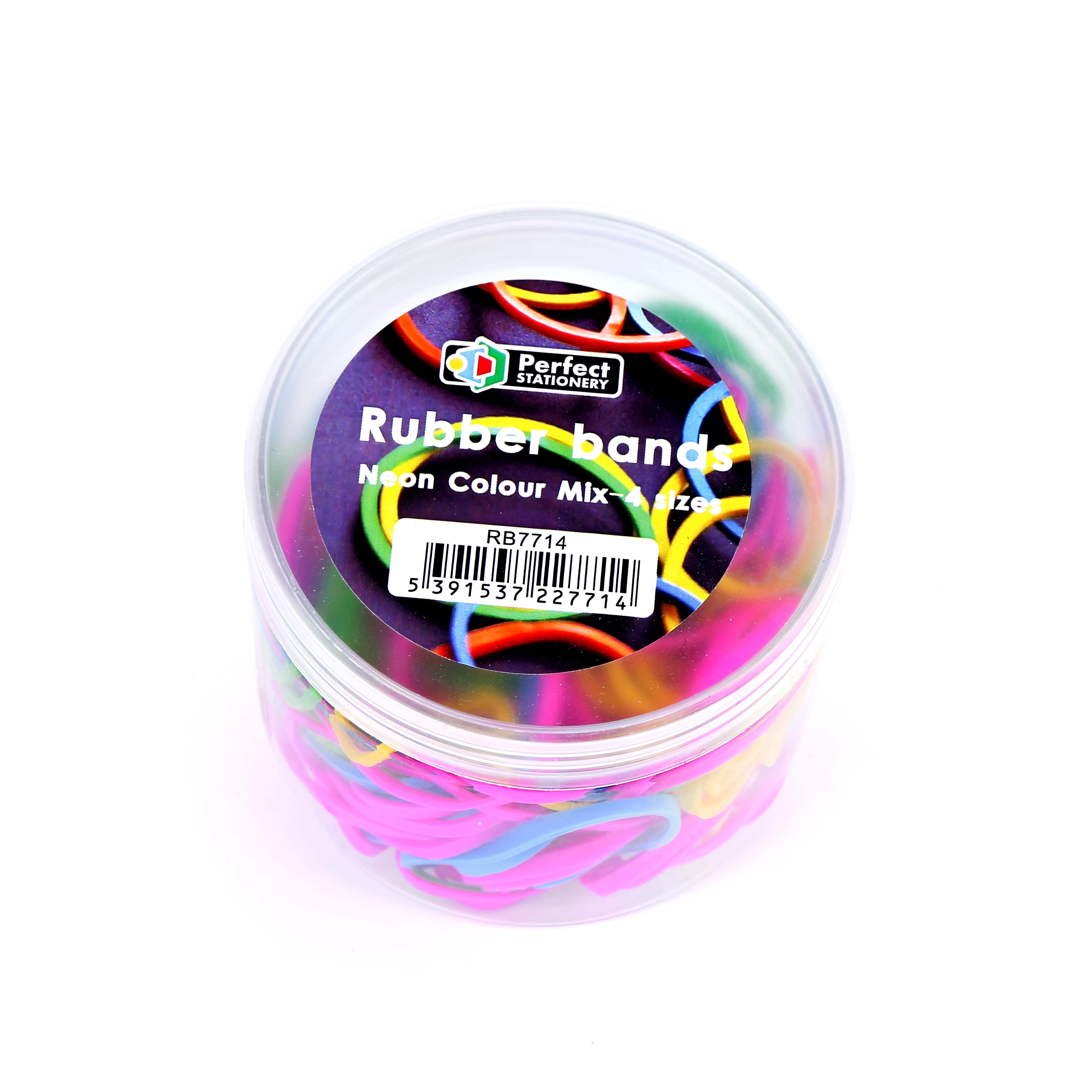 Wholesale Baby Transparent Colorful Elastic Diy Hair Multi Pack Silicone Rubber Band 75g