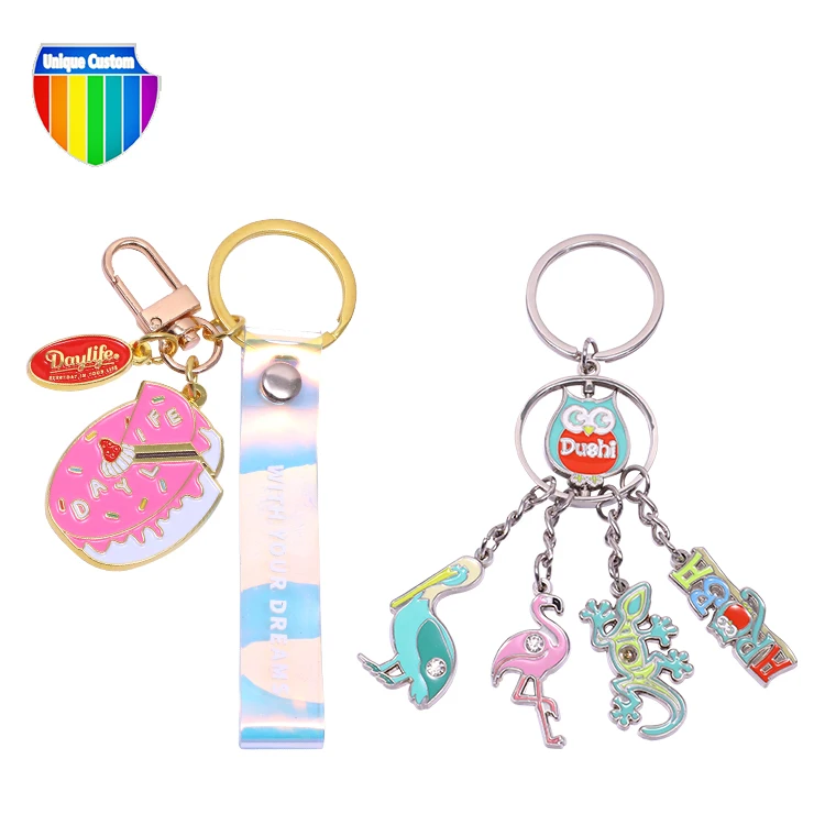 
China Manufacturer Wholesale Promotional Key Holder Oem 3d/2d Key Ring Custom Logo Souvenir Design Cheap Love Heart Key Chain 
