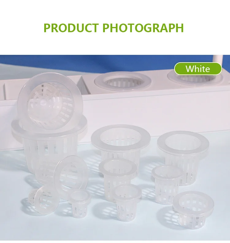 Plastic mesh pot hydroponic plastic mesh basket micro green hydroponic cup hydroponic plant mesh pot Plastic Net Pot 3