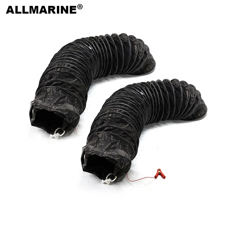 12 inch Anti-static Flexible Black Duct Hose 300MMX5M