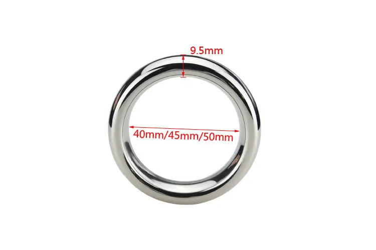 2020 Adult Sex Products Metal Stainless Steel Penis Ring Glans Ring Weighted Cock Ring