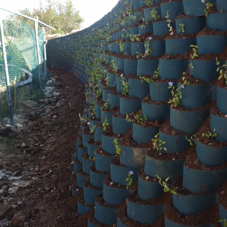 HDPE High Tensile Strength Smooth surface Plastic Geocell for Soil Gravel Stabilizer