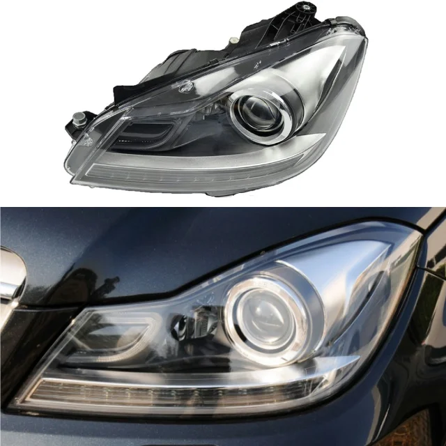 W204 C Класс фары ксеноновые HID для MERCEDES BENZ C180 C200 C220 C250 2011 2012 2013 2014 2048203539 2048203639