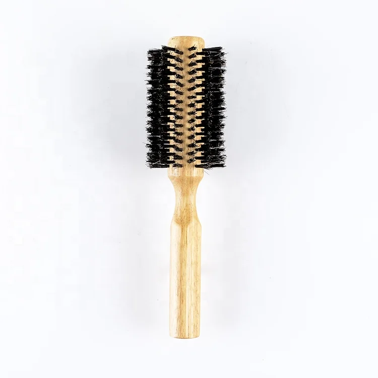 Luxe boar bristle brush hair professional hair styling tools boar bristle brush with long handle