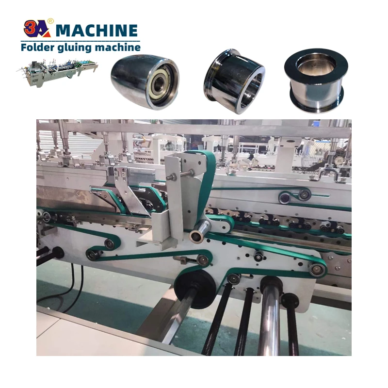 Automatic  Box Folding Gluing Machine accessories Box pasting machine Press pulley of pasting machine folder gluer  spare parts