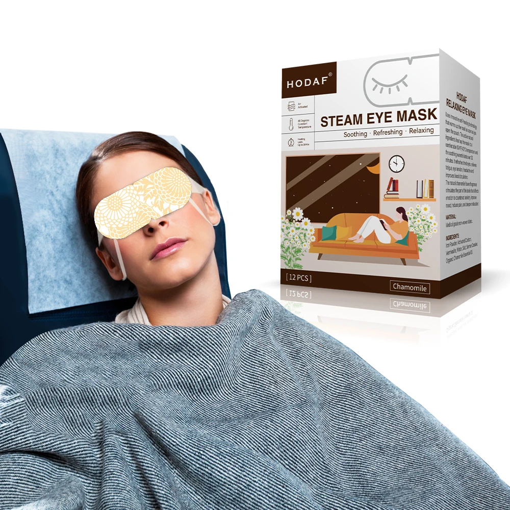 best selling products 2024 high quality CE MSDS ISO under Disposable Self Heating Hot Compress Sleep Steam Spa Eye Patch Masks