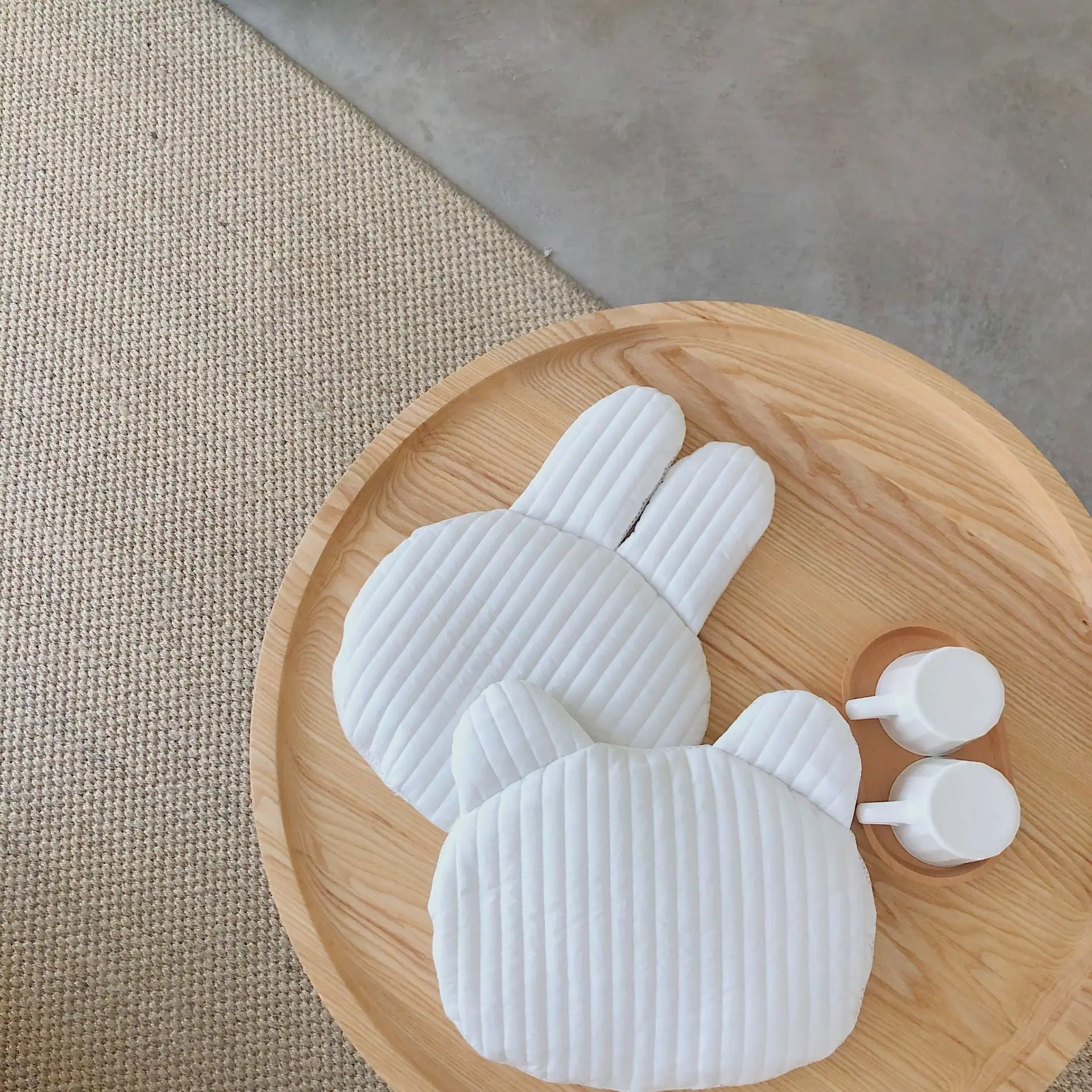 Cute Design Cotton Round Stereotyped Infant Newborn Sleep Flat Support Baby Nursing Pillow