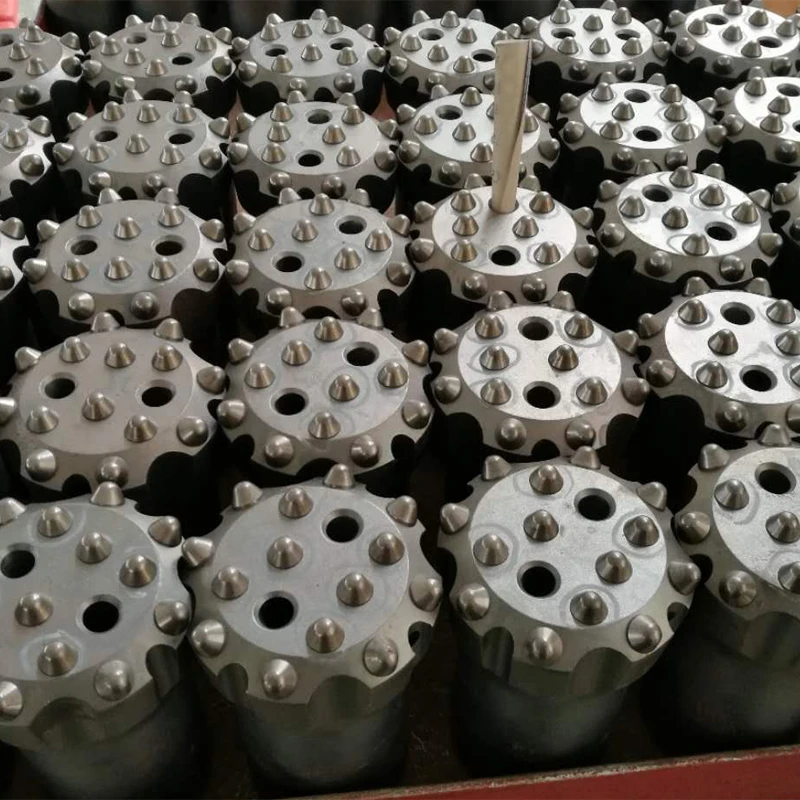 Quarry tungsten carbide rock drill bit head
