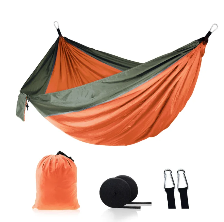Portable Hammock Swing 2 Person Double Mosquito Net Hammock Chair Parachute Nylon Garden Outdoors Camping Hammocks