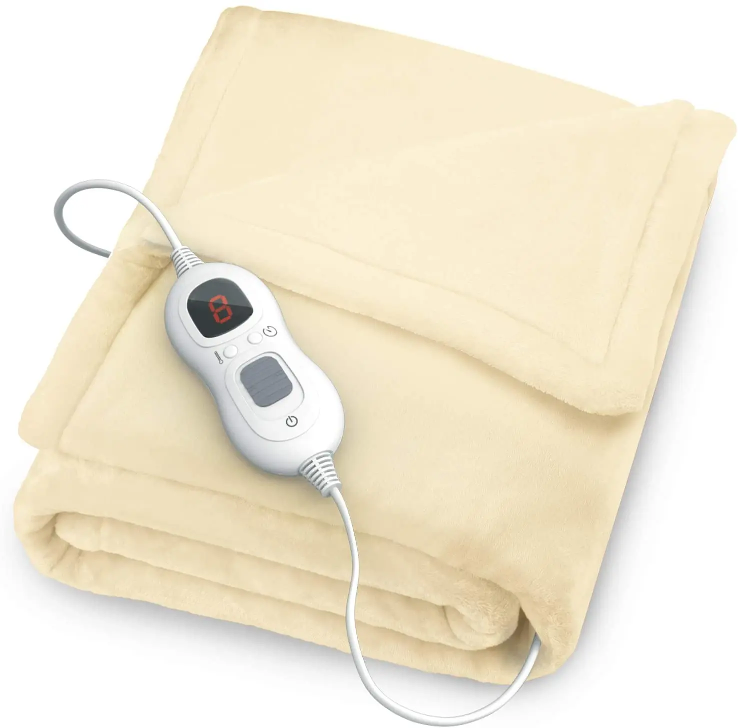Sherpa Electric Blanket with Flannel