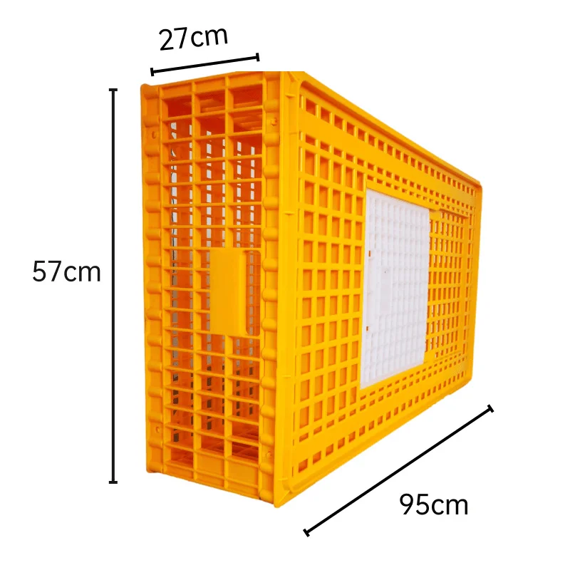 Poutlry equipments Plastic Poultry Carrier 96CM Bird cages chicken transport cages Live bird crate