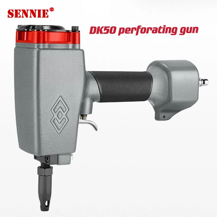 DK50 pneumatic perforating gun clothing leather perforating machine Color steel shed sheet metal iron sheet perforating