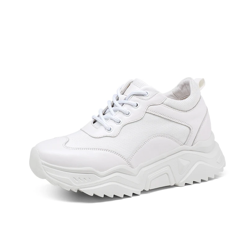 Fashion Hot Ladies Women Trail Running Footwear Women Casual Sport Elevator Shoes White Shoes High Quality Girls School Shoes