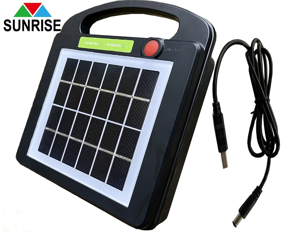 Solar dogs electric fence energizer