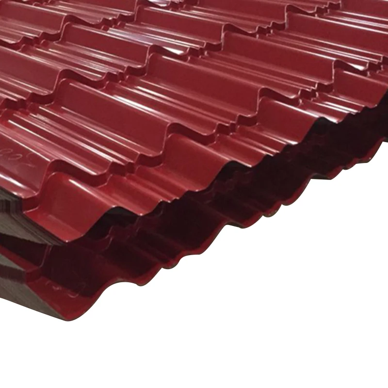 Prepainted Trapezoidal Metal Price Color Corrugated Roofing Galvanized Roof Steel Sheet