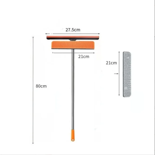 Window Cleaning Brush Glass Scrub Scraping Three-in-One Multi-Function Screen Wiper Tool window mesh cleaner