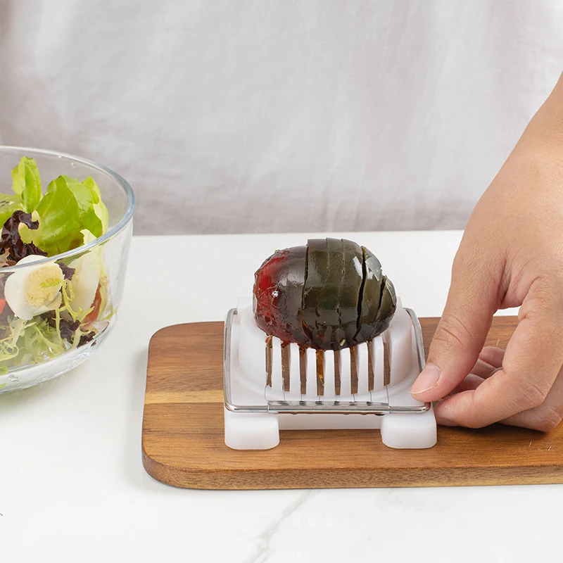 hot sale kitchen gadget egg  tool Egg Cutter Strawberry Slicer Stainless Steel Wire Egg Slicer for fruit