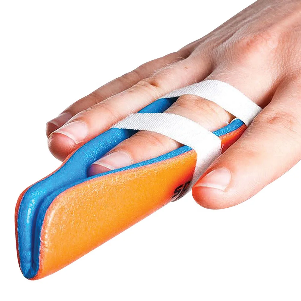 flexible aluminum medical finger splint with foam cushion