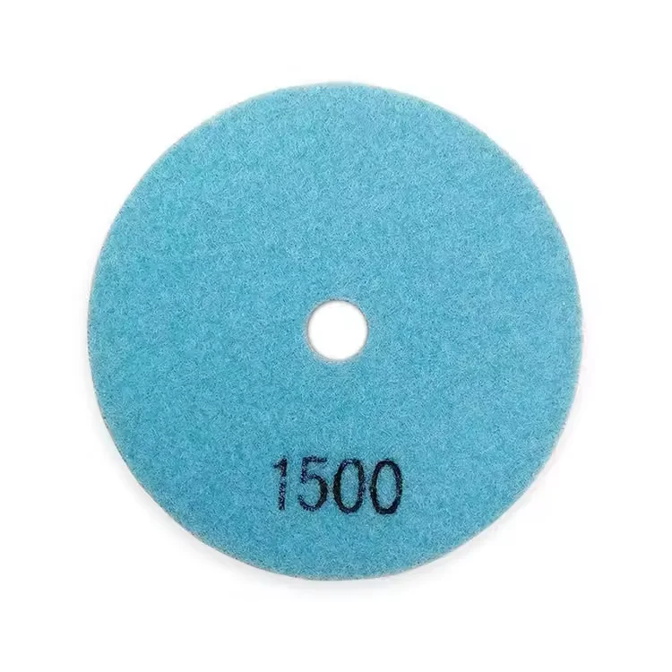 Chinese factory hot selling resin handmade granite floor marble diamond dry polishing mat