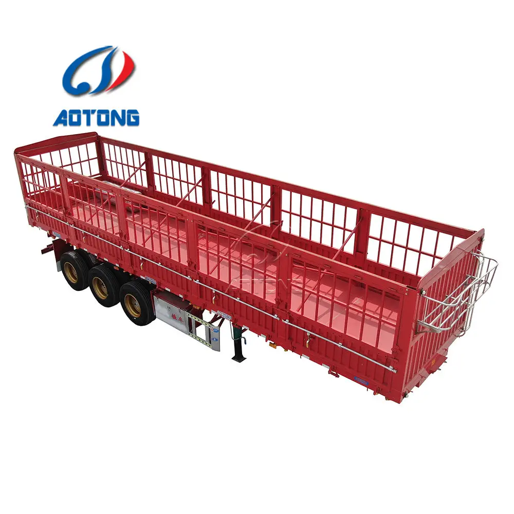 new side wall fence semi trailer side boards 28 feet 40 50 60 ton sidewall fence drop side semi trailer zimbabwe