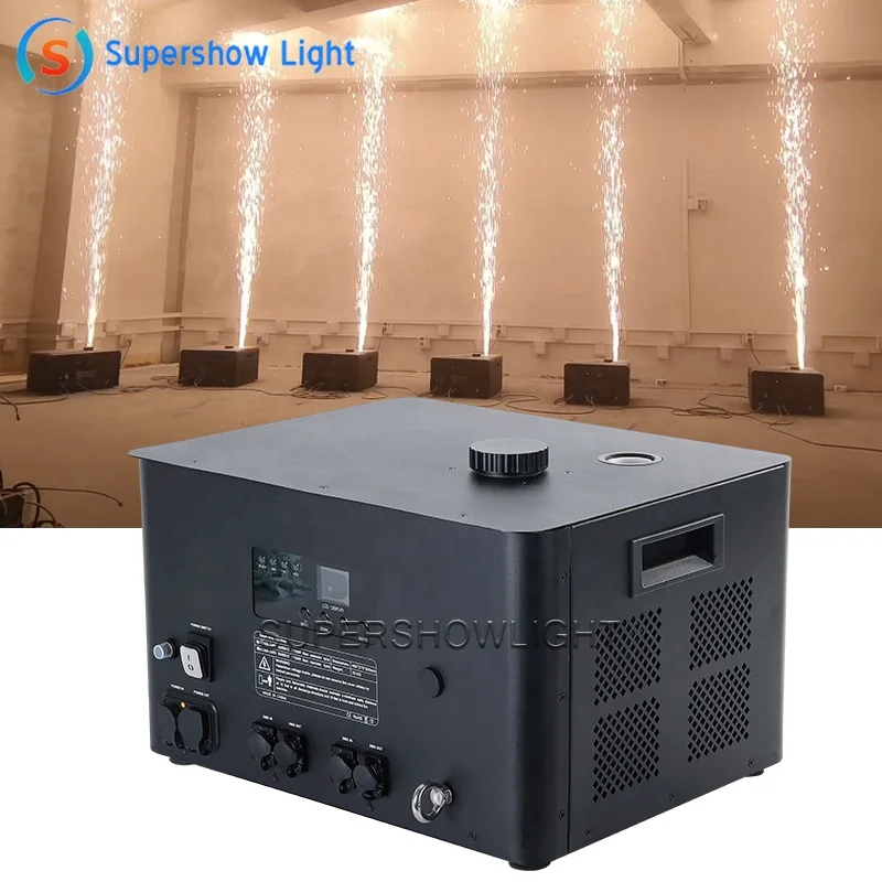 Supershow 10 Meters Height Waterproof Cold Spark Machine For Wedding Disco Dj Stage Show Cold Sparkler Machine