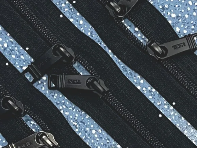 Durable Metal Nylon Zipper Manufacturing Machines Wear Resistant Zipper for Various Applications Core Motor Bearing Components