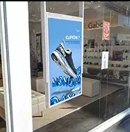 49 55inch Indoor Super Slim Hanging Ceiling Mounted Double Sided Dual Screen Advertising Player Shop Window Display