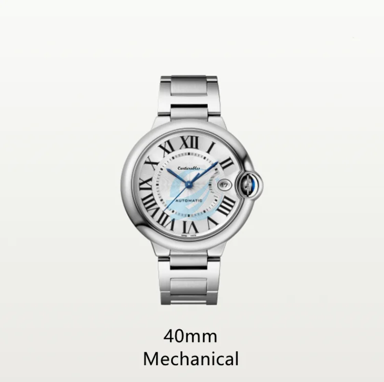 Factory Wholesale Luxury Watch 3a Quality Cartire Unisex Brand Custom Watch Sapphire  Mechanical Watches
