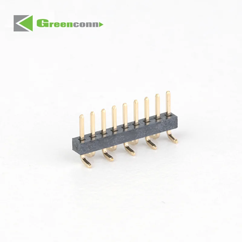 Customized Connectors 1.00mm Pin Header Single Row SMT Type Base 1.00H 2pin 6PIN 10PIN 15PIN 20PIN  PCB Board    pin header