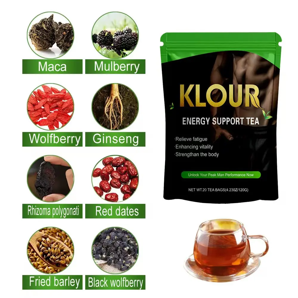 OEM private label wholesale africa male herbal enhance tea blend men vitality energy kidney health tea male enhancement tea