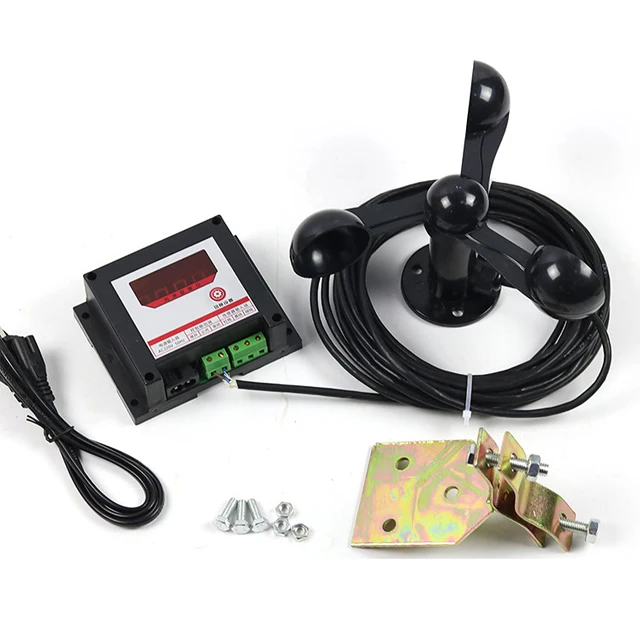 Three Cup Anemometer Wind Speed Transmitter Sensor Anemometer Wind Bag Pulse Tower Crane Wind Speed 4-20 / 0-5V