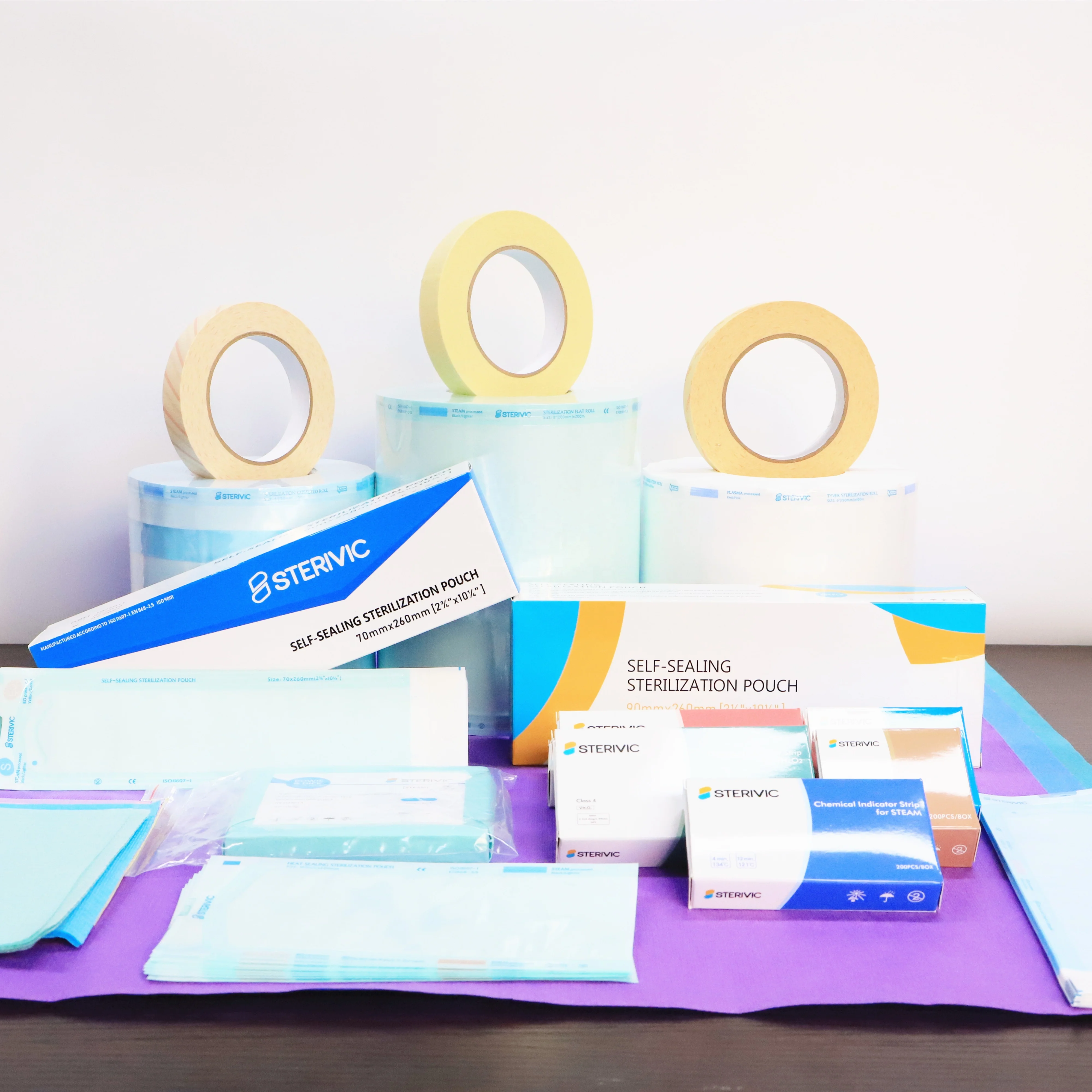 
Medical PLASMA Sterilization Tyvek Pouch Roll 