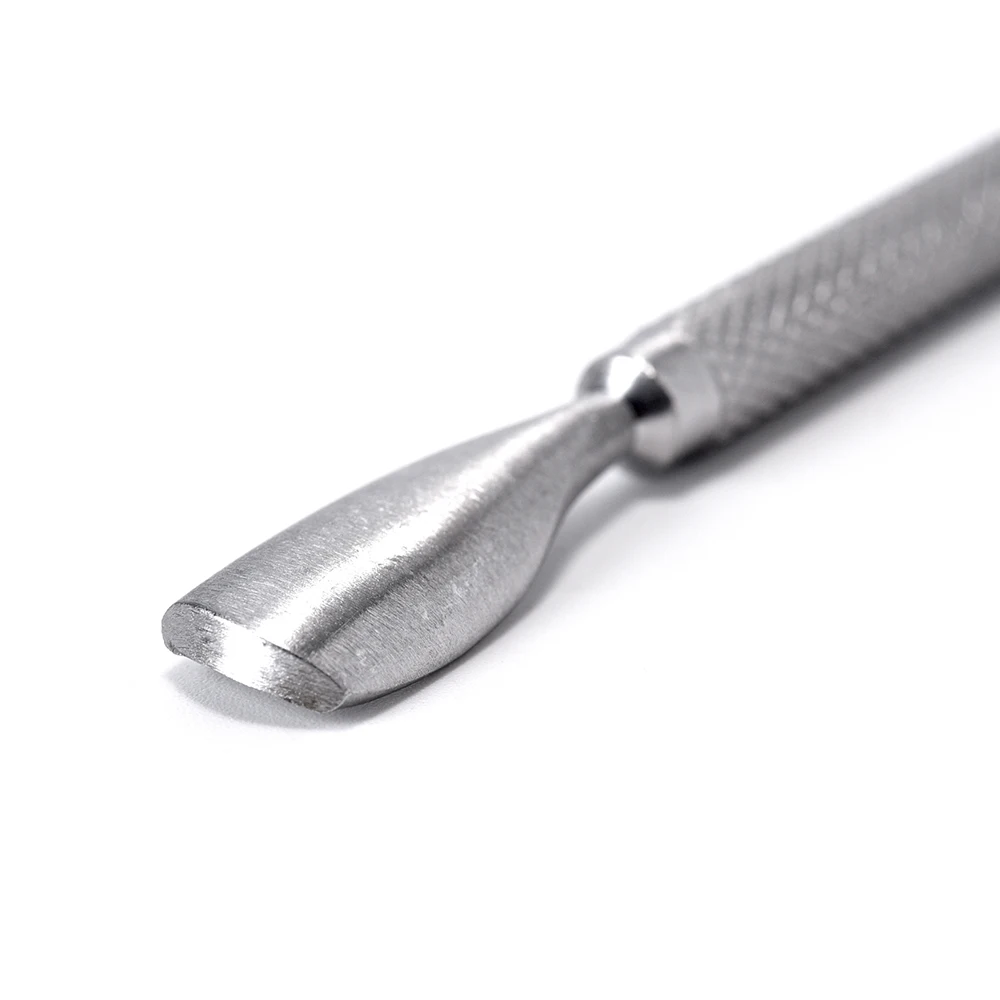 Wholesale 12.3cm Nail art Cuticle Pusher Manicure Tool Stainless Steel Nail Cuticle Pusher