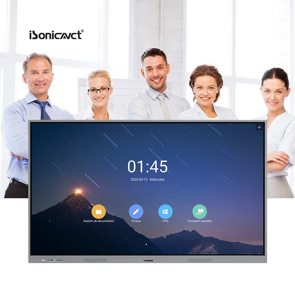 ISonicavct DLC-65 65-дюймовый планшетный ПК для конференций Android с сим-картой конференц-зал интерактивные смарт-платы обучения