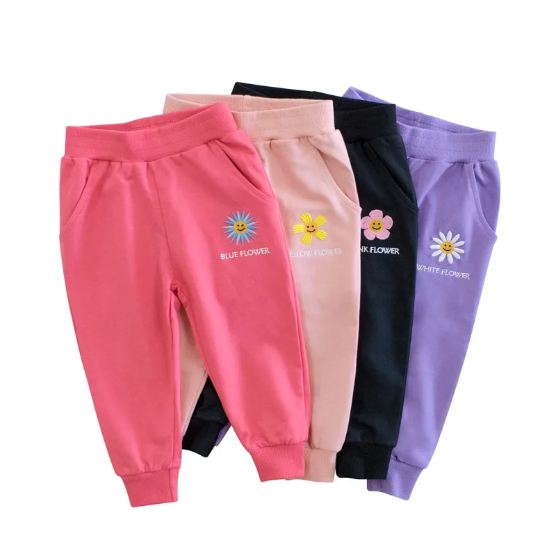 Winter fleece kids joggers wholesale long pants casual sport gym cargo pant children custom kids sweatshirts and sweatpants OEM