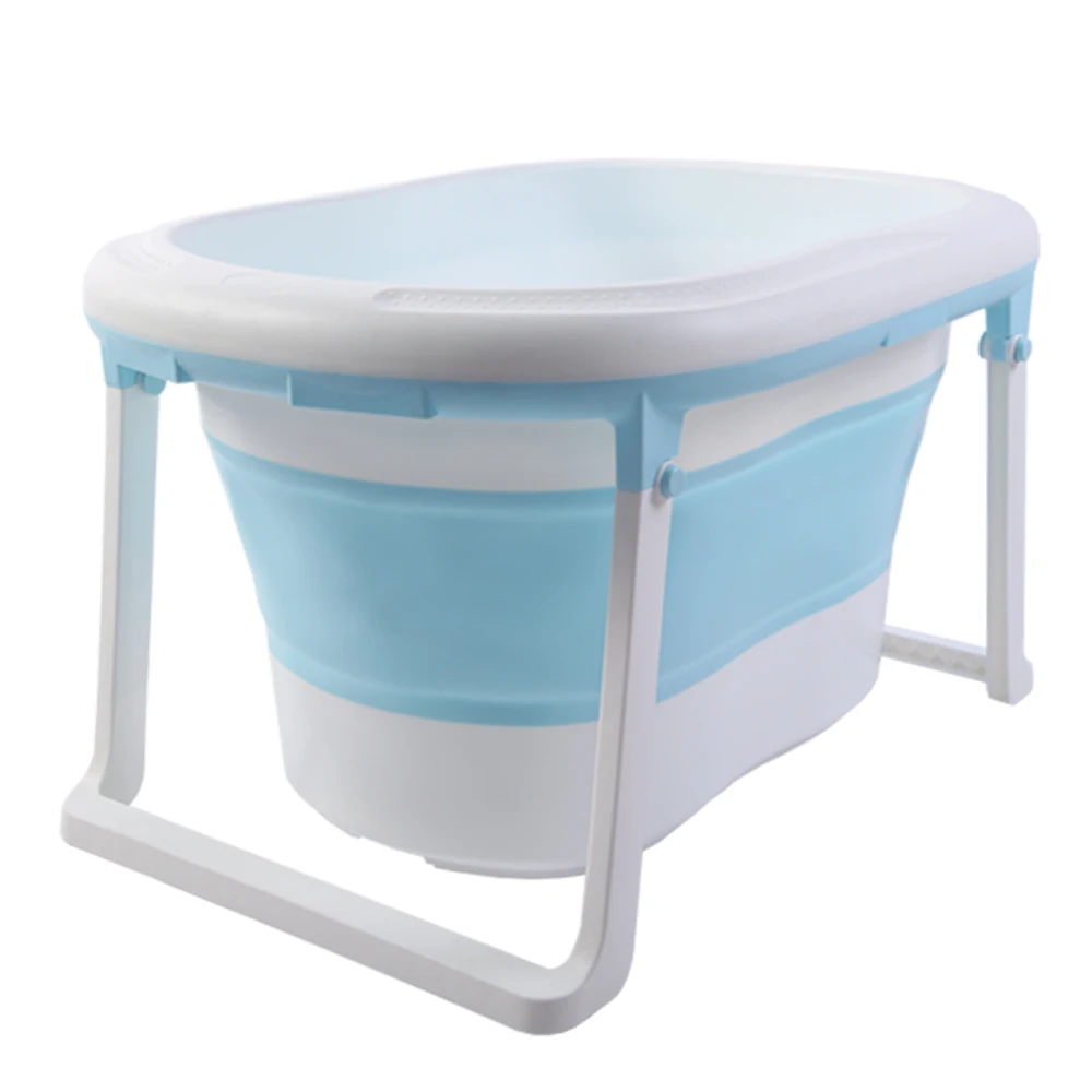 
Quality large plastic portable baby bathtub with four leg 