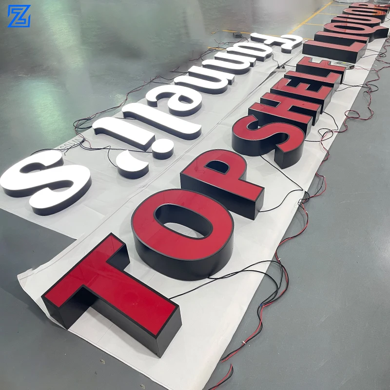 Outdoor Indoor Wall Logo Led Channel Letter Company Signage Led 3d Letter Sign Led Sign For Smoke Shop Sign