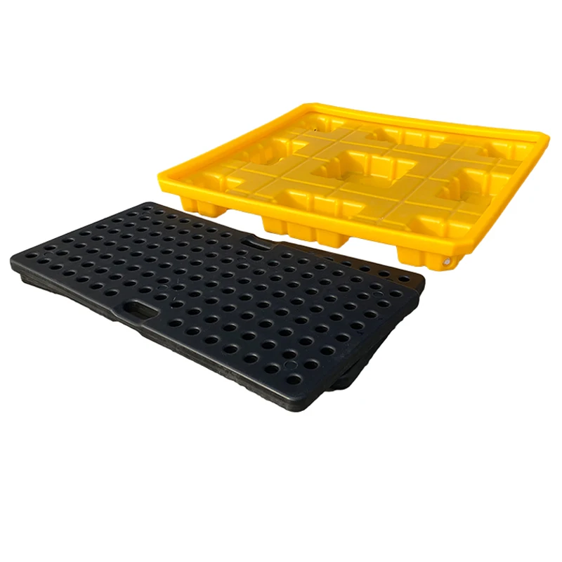 4 drum bunded spill pallet 120L  spill containment pallet Manufacturer sales for industrial Chemical Spill Control