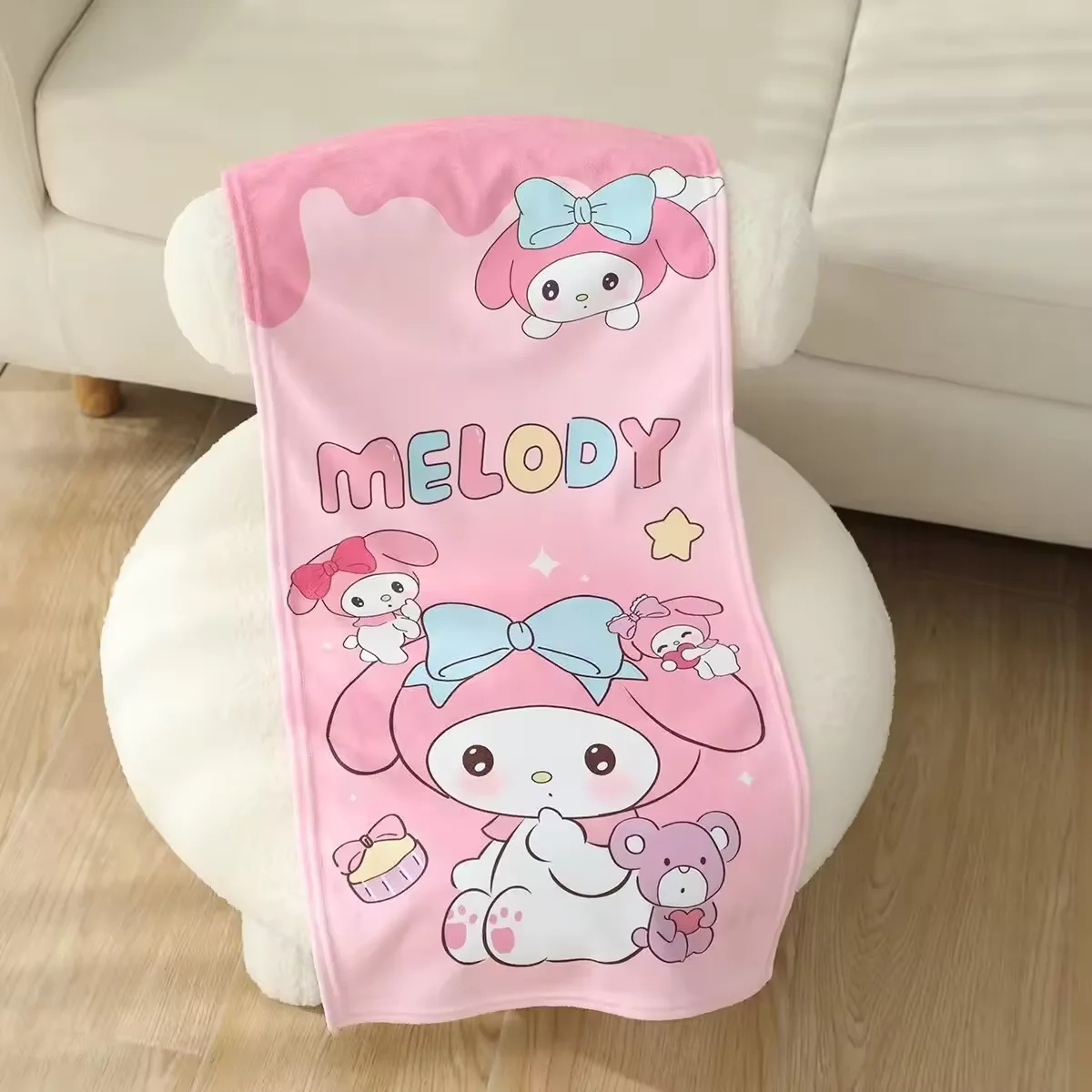 Anime Sanlio Super Soft Microfiber Bath and Gym Towel Face and Hand Spa Robe with Kt cat Kulomi for Wedding Occasions