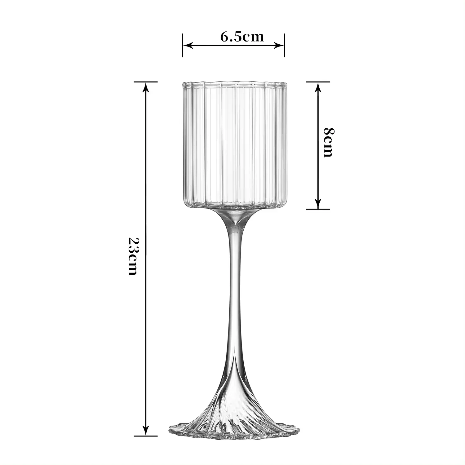 Wine drinking glass cup borosilicate glass cups with stem heat resistance champagne wine glass cups