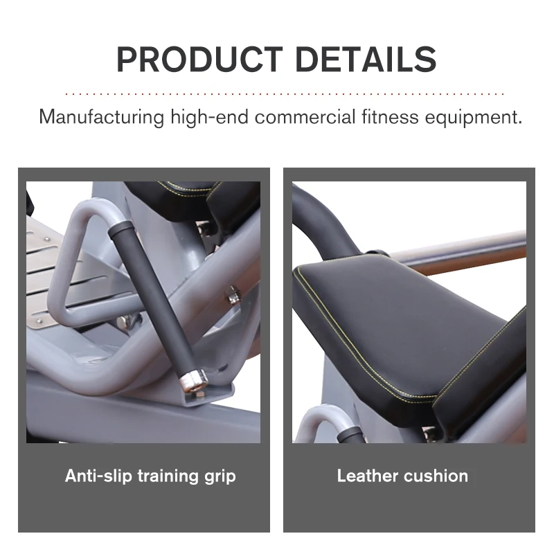 Commercial Gym Fitness Leg Exercise Strength Training Plate Loaded Equipment Linear 45 Degree Leg Press Machine For Bodybuilding